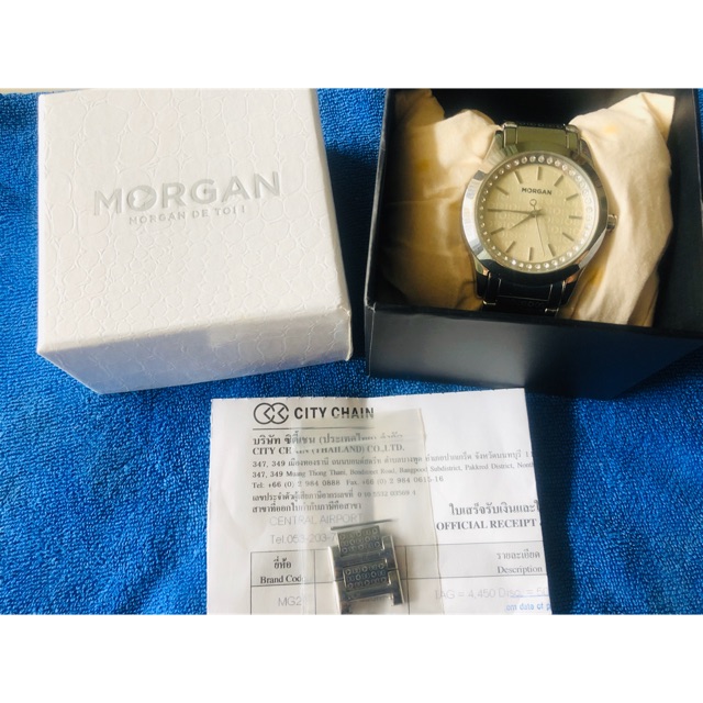 นาฬิกาข้อมือผู้หญิง แบรนด์เนม Morgan