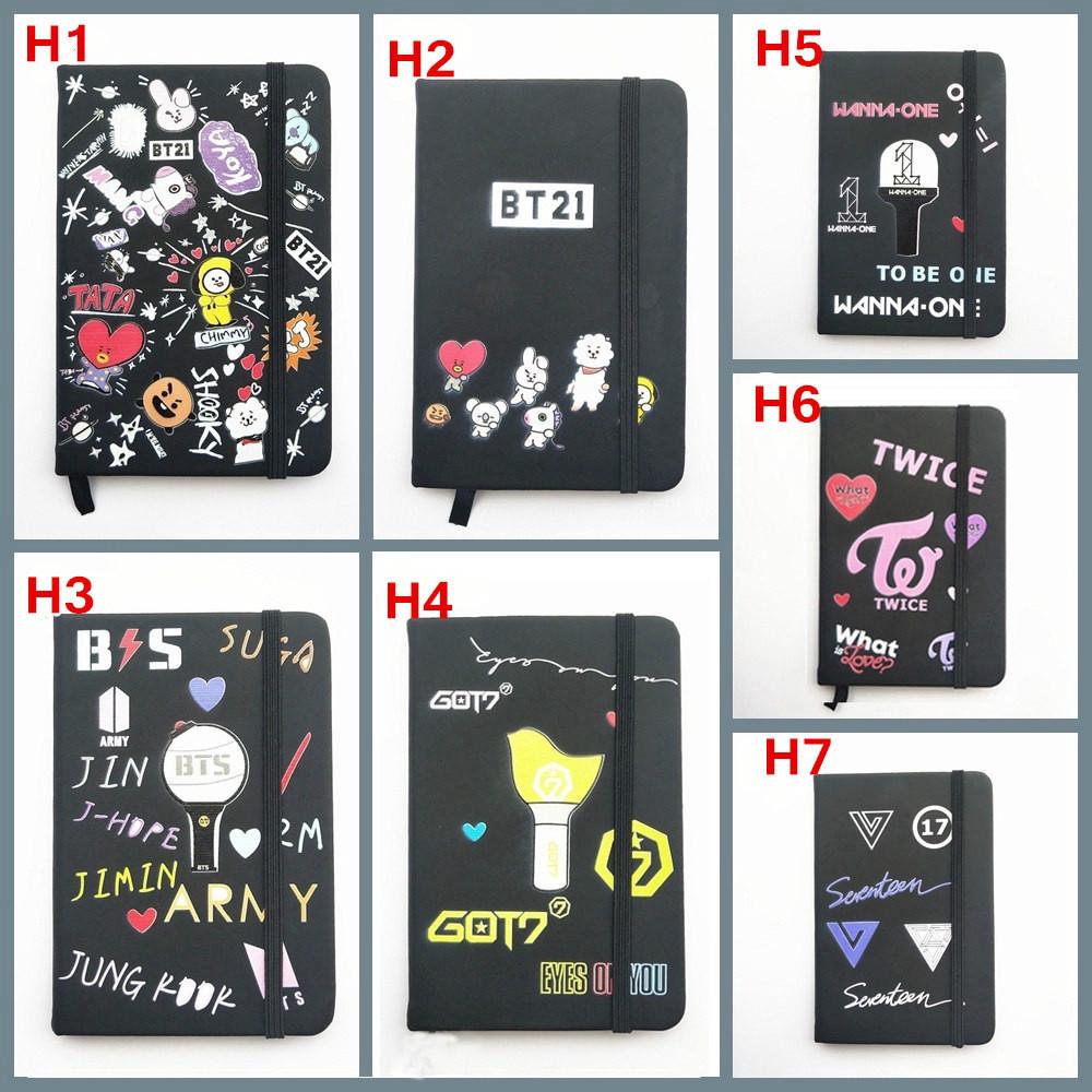 KPOP BTS Bangtan BLACKPINK GOT 7 Notebook workbook