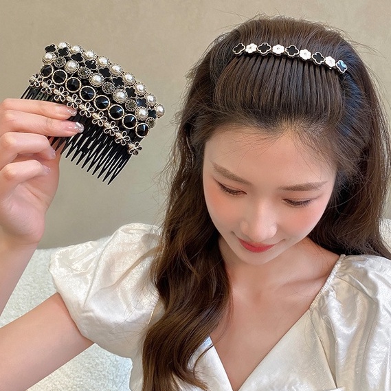 หวีสับ พร้อมส่งจากไทย ขนาด 8-11cm. หวีสับผมติดแน่น ใช้งานง่าย มีให้เลือกหลายแบบ ลายสวย ราคาถูก