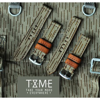 สายนาฬิกา แคนวาส canvas สไตด์ Military  18 mm / 20 mm / 22 mm / 24 mm watch strap สายนาฬิกา พร้อมบัคเคิล