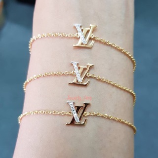 🌟ผ่อน0%🌟สร้อยข้อมือ LV ทอง 9k ทองแท้ 37.5%