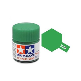 สีสูตรน้ำ TAMIYA X-28 Park Green (10 ml)