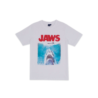 Universal Studios Men Jaws T-Shirt - เสื้อผู้ชายยูนิเวอร์แซล สตูดิโอ ลายจอว์ส สินค้าลิขสิทธ์แท้100% characters studio