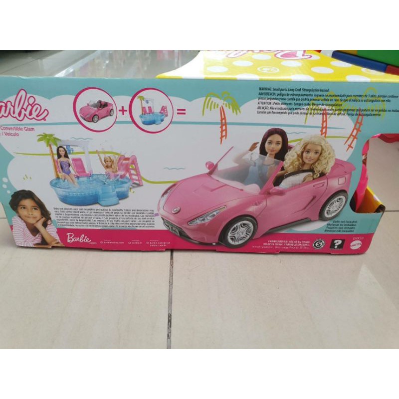 Barbie® Convertible Car บาร์บี้ รถเปิดประทุน 2 ที่นั่ง