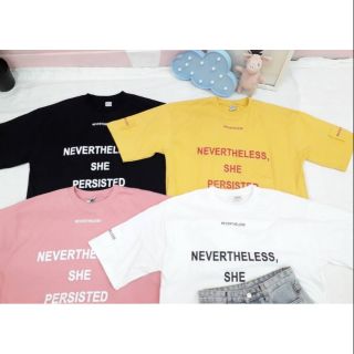 เสื้อoversize ลายNevertheless