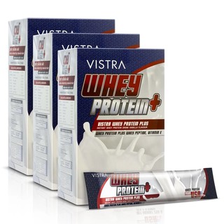 Vistra Whey Protein Plus Whey Peptide (15 ซอง) x 3 กล่อง