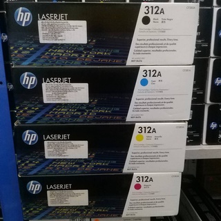 HP 312A CF381A Cyan ตลับหมึกโทนเนอร์ สีฟ้า ของแท้