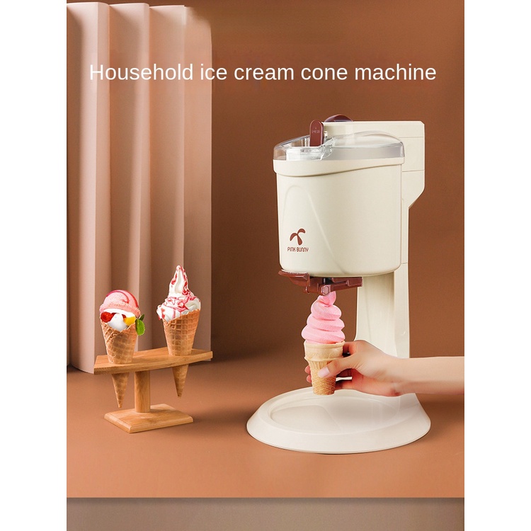เครื่องทำน้ำแข็งHome ice cream machine children fruit cone machine full
