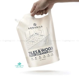 SOGANICS น้ำยาถูพื้น Eco-Friendly Tiles Wood Floor Cleaner น้ำยาทำความสะอาดพื้น พื้นห้องน้ำ Soganic