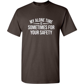 เสื้อยืด พิมพ์ลายกราฟฟิค My Alone Time แฟชั่นฤดูร้อน สําหรับผู้ชาย