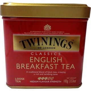 Twining English Breakfast 100g Twining English Breakfast 100 กรัม