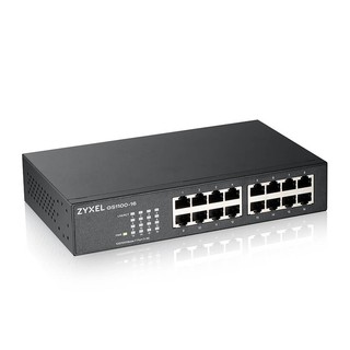 Zyxel (GS1100-16) Unmanaged Gigabit Switch 16 Port ความเร็ว Gigabit พร้อม Rack Mount Kiting