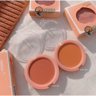 NEE CARA SWEET AS A PEACH BLUSH N612**ของแท้ พร้อมส่ง