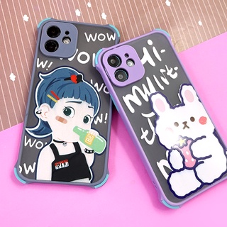 Case Samsung J4+ A02 A02s A10s A20/A30 A21s Oppo F11pro A93 Vivo Y91/Y95 V20pro พร้อมส่ง!! เคสกันกระแทก เคสกันเลนส์กล้อง