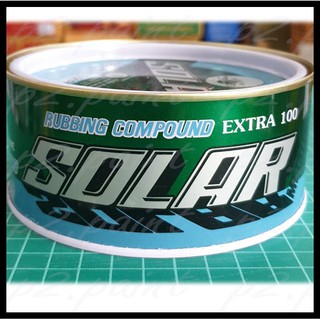 นํ้ายาขัดหยาบโซล่าร์ เนื้อละเอียด Solar Extra-100 500g ครีม ขัดเงา เคลือบเงา ขัดลบรอย ขีดข่วน ขนแมว เอ็กซ์ตร้า