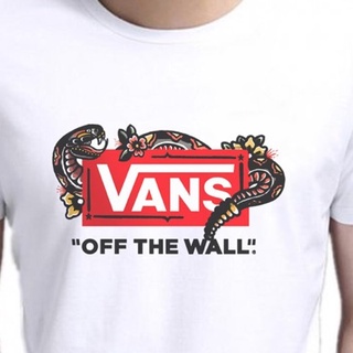 🇹🇭ส่งจากไทย📍เสื้อยืดลาย แนวสตรีท รุ่น Vans [ST-0028]