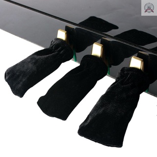 3pcs Piano Sustain Pedal Cover Pleuche Universal Beautiful