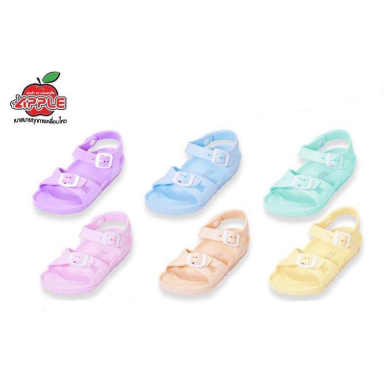 รองเท้าแตะรองเท้าผู้หญิงผู้ใหญ่ BG2566 Pastel Backstrap