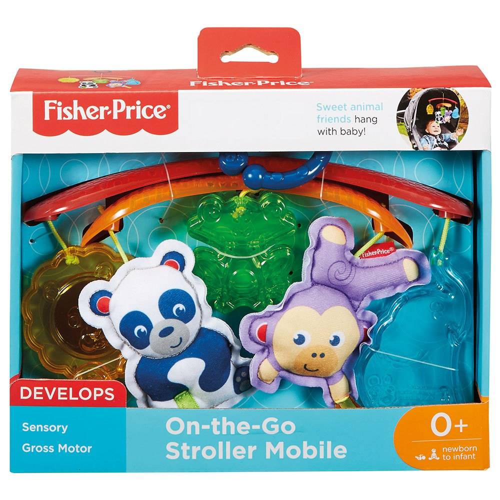 Fisher Price On-The-Go Stroller Mobile รุ่นDYW54 ฟิชเชอร์ ไพรส์ โมบาย ลายการ์ตูน