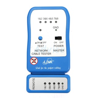 อุปกรณ์ทดสอบสัญญาณสาย Lan/สายโทรศัพท์ Cable Tester LINK (TX-1302)