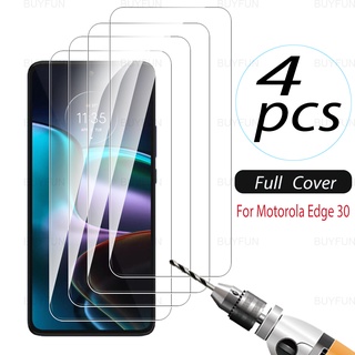 ฟิล์มกระจกนิรภัยกันรอยหน้าจอ สําหรับ Motorola Moto Edge 30 Edge30 Pro 20 Pro 20Lite 4 ชิ้น