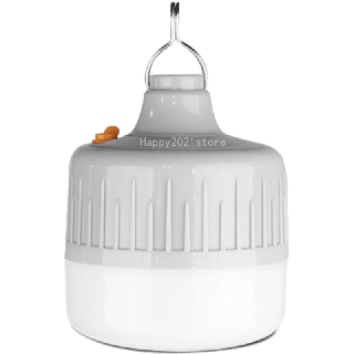 โปรโมชั่น : หลอดไฟ หลอดไฟตั้งแคมป์ LED 50W 100W 200W หลอดไฟพกพา หลอดไฟฉุกเฉิน แสงขาว