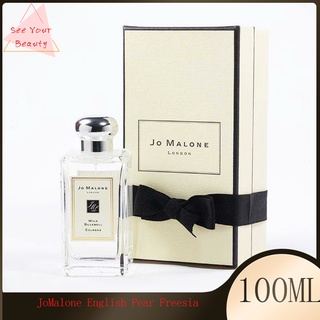 【เตรียมจัดส่ง】JoMalone English Pear Freesia&amp;Wood Sage Sea Salt&amp;WildBluebell EDC 100ML Jo Malone มี 14 กลิ่นให้เลือก