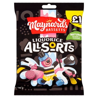 Liquorice allsorts 165g - Maynards