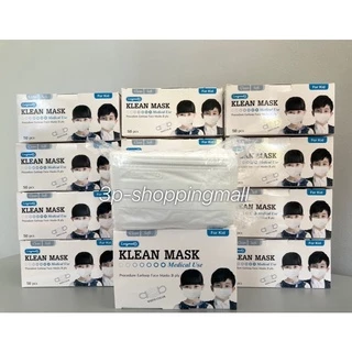 🔥แพค2/แพค3/แพค4🔥Kleanmask longmed หน้ากากอนามัยทาง​การแพทย์​ 50ชิ้น/กล่อง