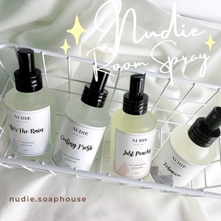 สเปรย์ปรับอากาศ สเปรย์หอมปรับอากาศ รูมสเปรย์ Room Spray เทียนหอม nudie.soaphouse 120 ml