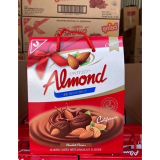 Almond ช็อกโกแลต อัลมอนด์ แบบกล่องคริสมาส ขนาด 220กรัม 🍫🍫🍫🍫🍫