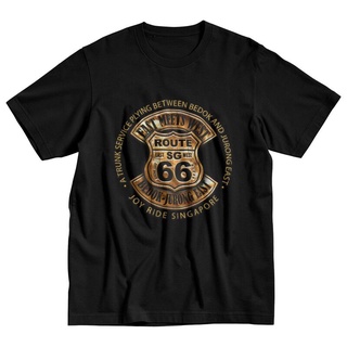 เสื้อยืด ผ้าฝ้ายแท้ พิมพ์ลาย Highway America Grunge Historic Route 66 สไตล์เรโทร สําหรับแม่ และเด็ก