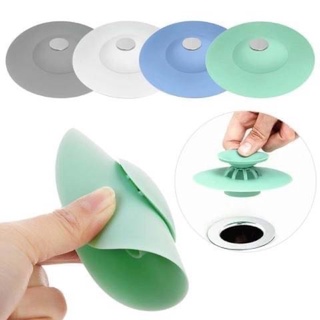 Flex drain stop hair catcher จุกซิลิโคนปิดท่อดักจับเส้นผมเศษอาหาร