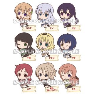 is the order a rabbit?? Capsule mule Q ป้ายยาง แสตรปยาง การ์ตูน Gochuumon wa Usagi Desu ka?