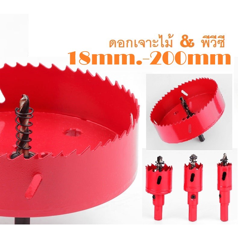 โฮลซอเจาะไม้ PVC เจาะง่าย เลือกขนาดไหนดี? รีวิวครบจบสำหรับทุกงาน