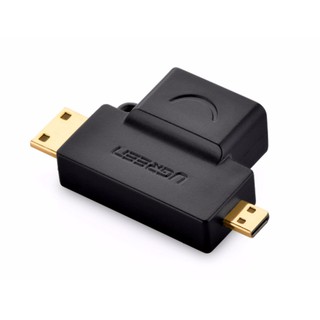 Ugreen ตัวแปลง HDMI 2 in 1 Mini HDMI / Micro HDMI ประกันศูนย์ไทย