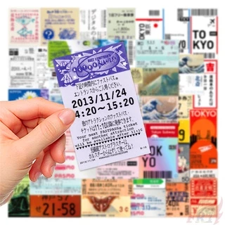 ❉ Japanese Customs & Culture Art Series 04 Tokyo Travel Stamps Stickers ❉ 60Pcs/Set Fashion DIY Waterproof Decals Doodle Stickers