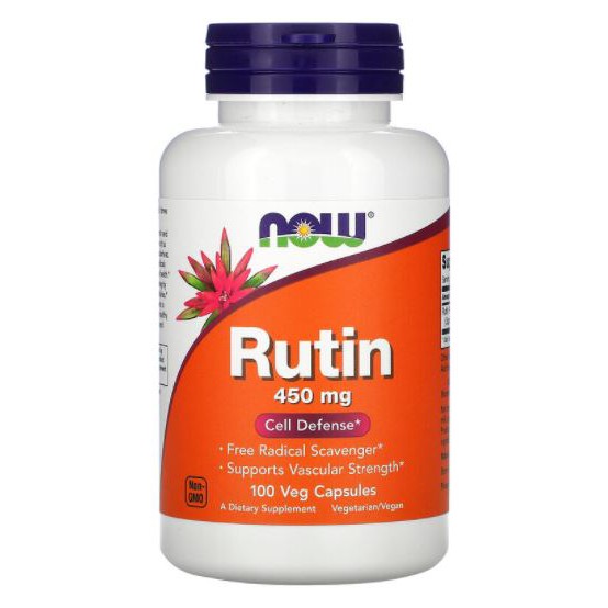 Now Foods, Rutin, 450 mg, 100 Veg Capsules