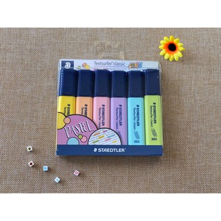 Staedtler ปากกาเน้นข้อความมี 6 สีพาสเทล CWP6 Textsurfer Classic