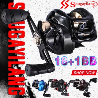 Sougayilang รอกเบทคาสติ้งตกปลา18 + 1BB ความเร็วสูง7.2:1อัตรา…