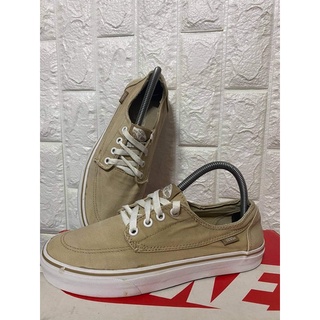 ขายรองเท้า vans สีครีม 25.5 cmสภาพดีพื้นนุ่ม