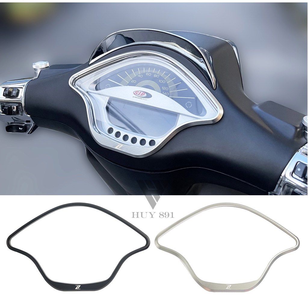 Z Logo CNC กรอบนาฬิกาอลูมิเนียมสําหรับ Vespa Sprint Primavera Notte