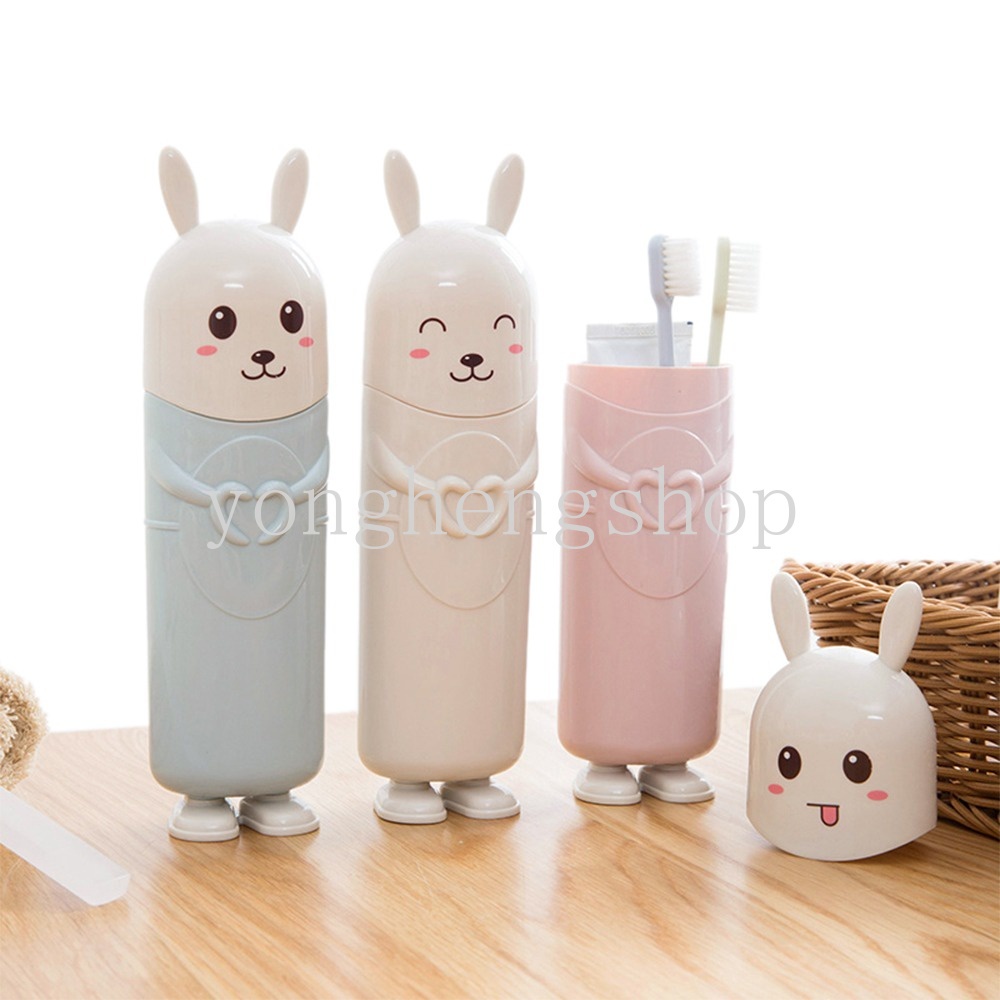 กล่องเก็บแปรงสีฟัน ยาสีฟัน แบบพกพา ลายการ์ตูน สําหรับเด็ก