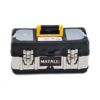 Tool box PROFESSIONAL BOX SUS+PP SIZE 14" Tool box Hardware hand tools กล่องเครื่องมือช่าง กล่องเครื่องมือ Pro Stainless