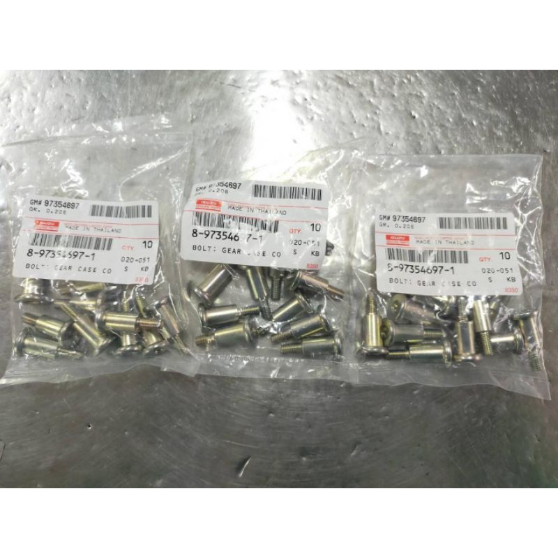 น็อตฝาหน้า D-MAX'05-2019 เครื่องคอมทุกรุ่นเว้น 1.9 / RZ4E ราคาต่อชิ้น