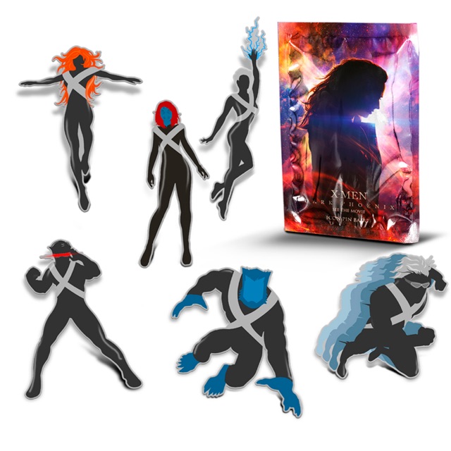 X-men DarkPhoenix 6 icon pinbadges ส่งฟรี