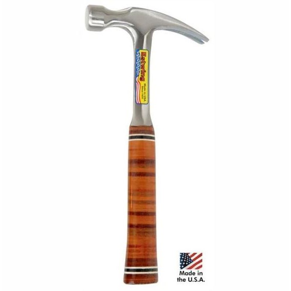 ค้อนทำจากเหล็กท่อนเดียว ด้ามจับหนังแท้ Estwing Hammer - Made in USA - FORGED IN ONE PIECE - Built fo