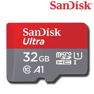 (สินค้าแถมฟรีเมื่อซื้อกล้อง Pixels/งดสั่งซื้อ)SanDisk Ultra Micro SD Card 32GB Class10 120MB/s A1 (SDSQUA4-032G-GN6MN