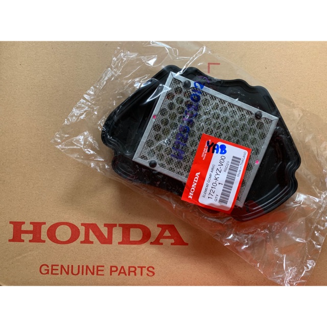 แท้ศูนย์ ไส้กรองอากาศ WAVE125I ปี2012-2019 (เวฟ125iปลาวาฬ) (17210-KYZ-V00) เบิกตรงจากศูนย์ HONDA