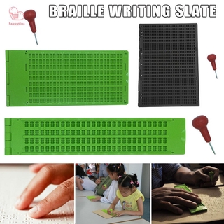 【สินค้ามีจำหน่าย】 9 Lines 30 Cells/4 Lines 28 Cells/27 Line 30 Cells Braille Writing Slate with Stylus HT